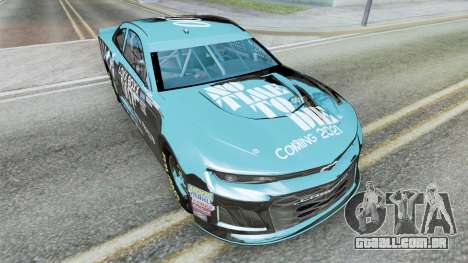 Chevrolet Camaro ZL1 NASCAR Race Car 2018 para GTA San Andreas