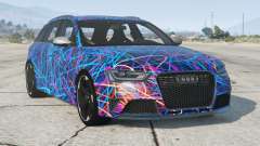 Audi RS 4 Avant Chathams Blue para GTA 5