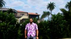 Camisa havaiana temática v3 para GTA Vice City Definitive Edition