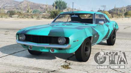 Chevrolet Camaro SS Fountain Blue para GTA 5