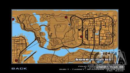 Mapa no estilo de GTA III para GTA San Andreas