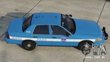 Ford Crown Victoria Police Rich Electric Blue