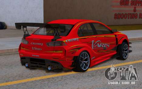 Mitsubishi evo 10 varis para GTA San Andreas