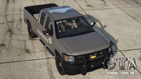 Chevrolet Silverado Pickup Police Natural Gray