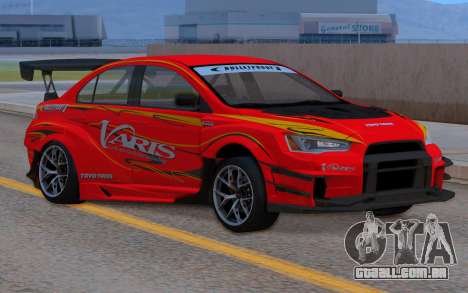 Mitsubishi evo 10 varis para GTA San Andreas