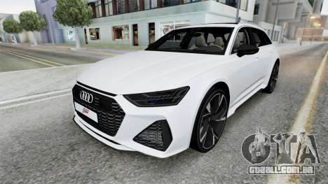 Audi RS 6 Avant (C8) Geyser para GTA San Andreas