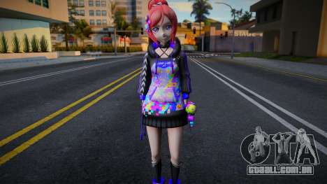 Maki Love Live Recolor para GTA San Andreas