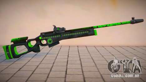 Green Cuntgun Toxic Dragon by sHePard para GTA San Andreas