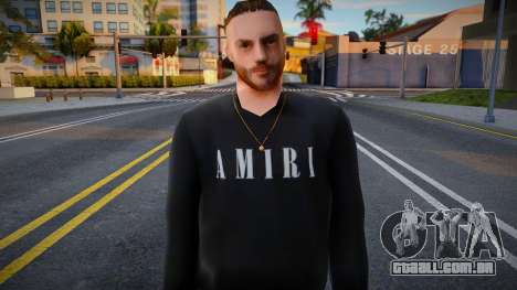 O cara com a barba na jaqueta para GTA San Andreas