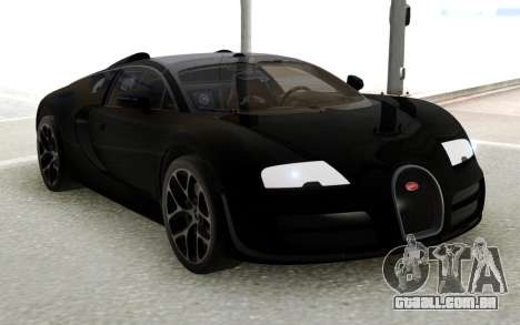 Bugatti Veyron GS Vitesse Black para GTA San Andreas