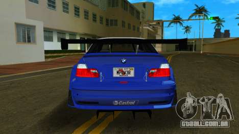 BMW M3 GTR E46 01 NFS para GTA Vice City