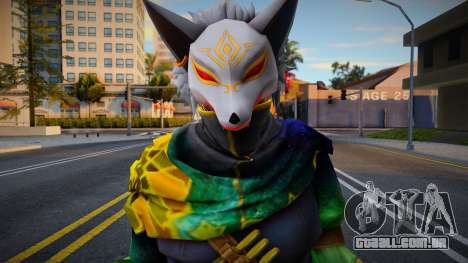 Skin De Zorrito Free Fire 1 para GTA San Andreas