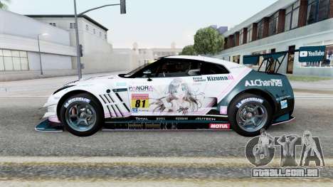 Nismo Nissan GT-R GT3 (R35) Tarawera para GTA San Andreas