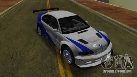 BMW M3 GTR E46 01 NFS para GTA Vice City