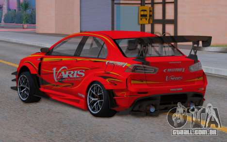 Mitsubishi evo 10 varis para GTA San Andreas