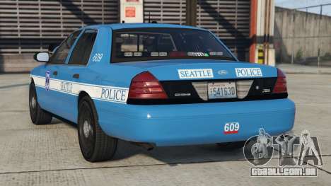 Ford Crown Victoria Police Rich Electric Blue