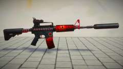 Red M4 Toxic Dragon by sHePard para GTA San Andreas