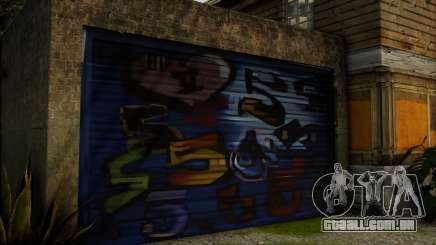 Grove CJ Garage Graffiti v5 para GTA San Andreas Definitive Edition