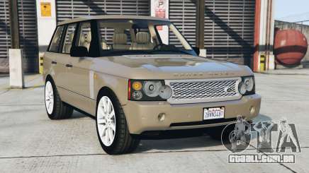 Range Rover Supercharged (L322) Sandrift [Add-On] para GTA 5