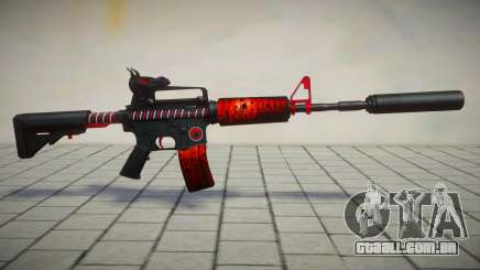 Red M4 Toxic Dragon by sHePard para GTA San Andreas