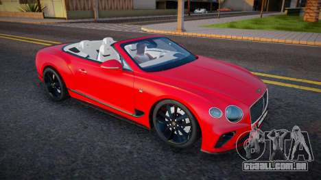 Bentley Continental GTC Jobo para GTA San Andreas