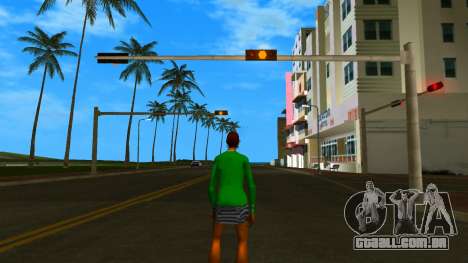 Lady with green dress para GTA Vice City