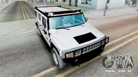 Hummer H2 Mist Gray para GTA San Andreas
