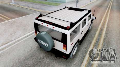 Hummer H2 Mist Gray para GTA San Andreas