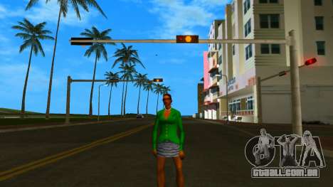 Lady with green dress para GTA Vice City