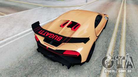 Bugatti Chiron Pur Sport Burlywood para GTA San Andreas