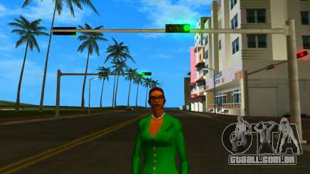 Lady with green dress para GTA Vice City