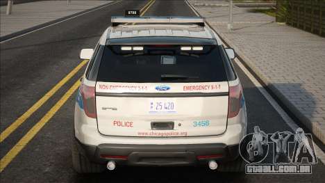 CPD 2013 Ford Explorer para GTA San Andreas