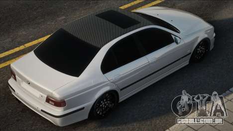 BMW M5 E39 Branco para GTA San Andreas