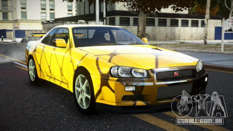 Nissan Skyline R34 JaP S13 para GTA 4