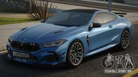 BMW M8 Azul Competição para GTA San Andreas