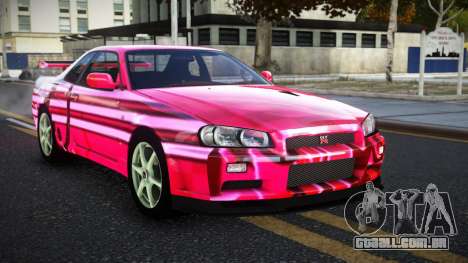 Nissan Skyline R34 JaP S6 para GTA 4