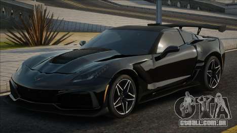 2019 Chevrolet Corvette ZR1 Blek para GTA San Andreas