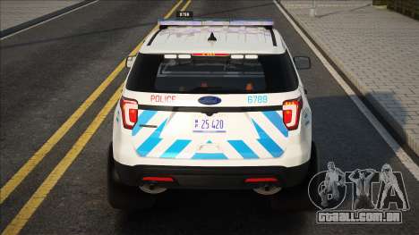 CPD 2016 Ford Explorer para GTA San Andreas