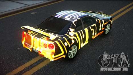 Nissan Skyline R34 JaP S10 para GTA 4