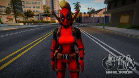 Lady Deadpool 1 para GTA San Andreas