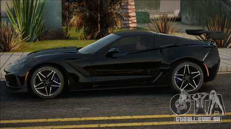 2019 Chevrolet Corvette ZR1 Blek para GTA San Andreas