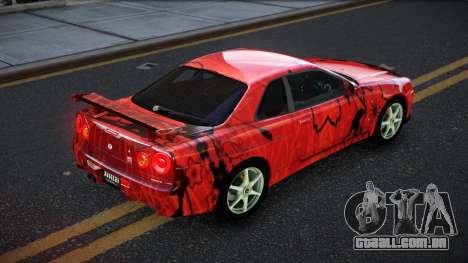 Nissan Skyline R34 JaP S12 para GTA 4