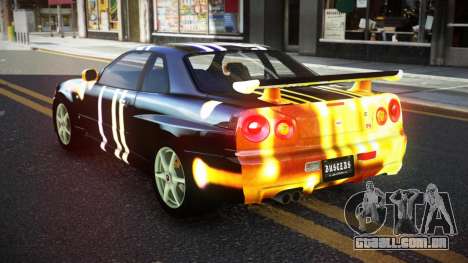 Nissan Skyline R34 JaP S10 para GTA 4