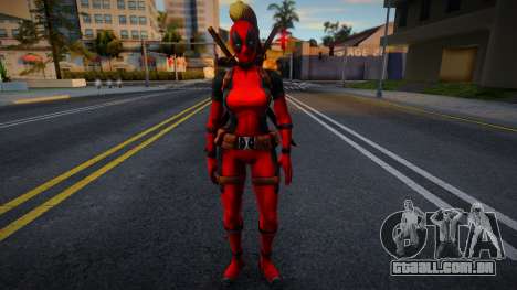 Lady Deadpool 1 para GTA San Andreas