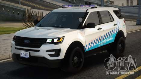 CPD 2016 Ford Explorer para GTA San Andreas