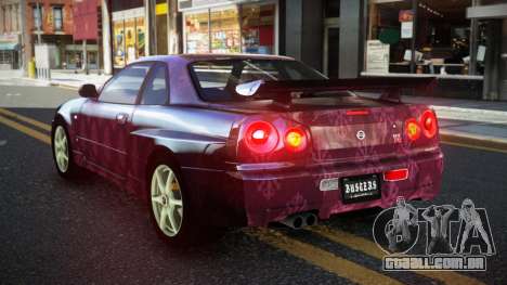 Nissan Skyline R34 JaP S5 para GTA 4