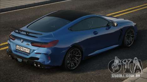 BMW M8 Azul Competição para GTA San Andreas