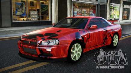 Nissan Skyline R34 JaP S12 para GTA 4