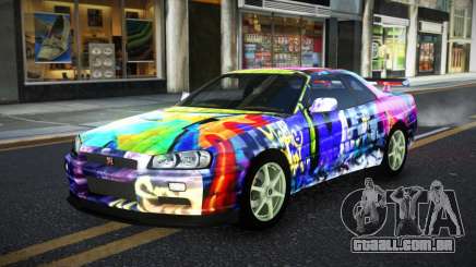 Nissan Skyline R34 JaP S14 para GTA 4