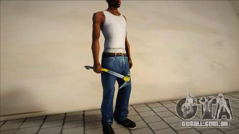 Picareta do jogo The Walking Dead para GTA San Andreas